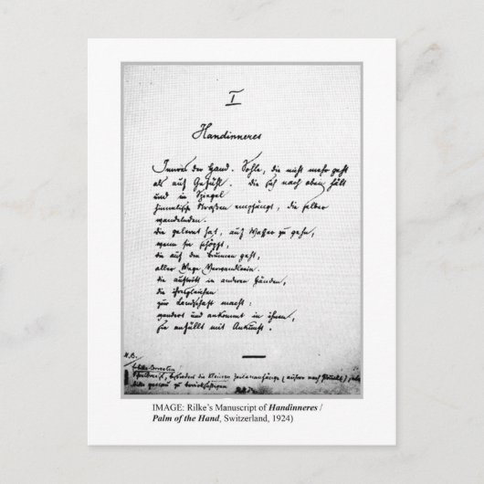 手のひら ポストカード (正面)