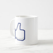 手のように コーヒーマグカップ (正面左)