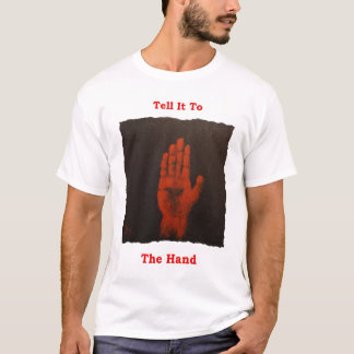 手のアイルランド人のTシャツにそれを言って下さい Tシャツ