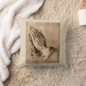 手のアクセントの枕を祈ること クッション (ブランケット)