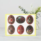 手のウイ色彩の鮮やかクライナイースターエッグのカスタマイズ可能 シーズンカード (スタンド正面)