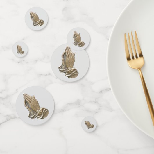 手のカトリック教会の聖餐を祈ること コンフェッティ (グループ)