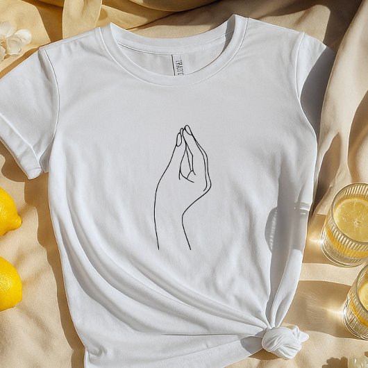 手のジェスチャーイタリアンスシャツ | おもしろいイタリアン Tシャツ