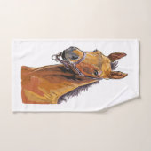 手のスケッチかわいいfoal ハンドタオル (ハンドタオル)