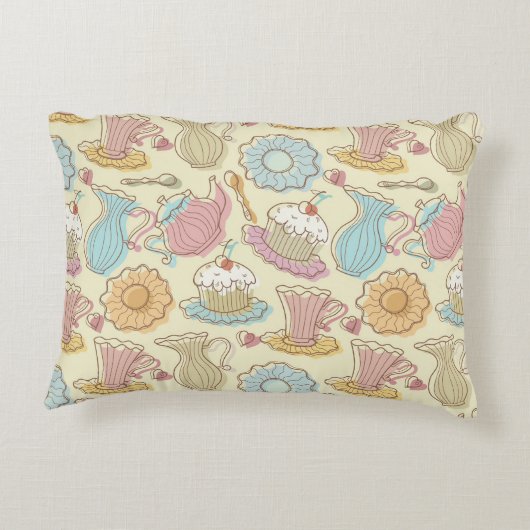 手のスケッチはシルエットを皿に盛ります アクセントクッション (裏面)