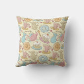 手のスケッチはシルエットを皿に盛ります クッション (裏面)