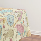 手のスケッチはシルエットを皿に盛ります テーブルクロス (インサイチュ)