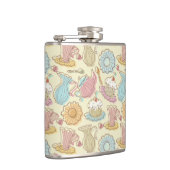 手のスケッチはシルエットを皿に盛ります フラスク (右)