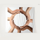 手のタペストリー タペストリー (正面(横))