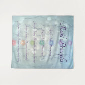 手のデザインを直す霊気の主義 タペストリー (正面(横))