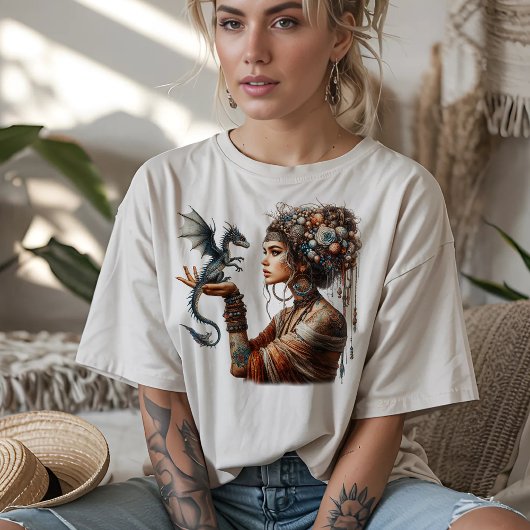 手のドラゴン Tシャツ