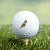 手のハミングバードを持つウィルソンのゴ絵を描ルフボール ゴルフボール (インサイチュ 木)