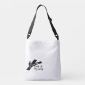 手のバッグ クロスボディバッグ (裏面)