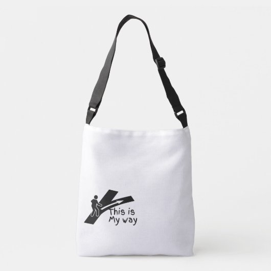 手のバッグ クロスボディバッグ (裏面)