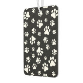 手のパターン、手のプリント、白黒 カーエアーフレッシュナー (左)