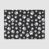 手のパターン、手のプリント、白黒 薄葉紙 (正面)