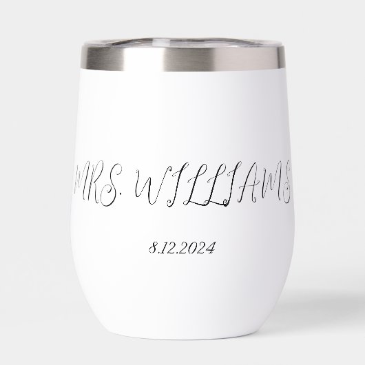 手のパーソナライズされた台本結婚のドレス (背面)