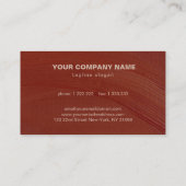 手のフレ色彩の鮮やかーム 名刺 (裏面)