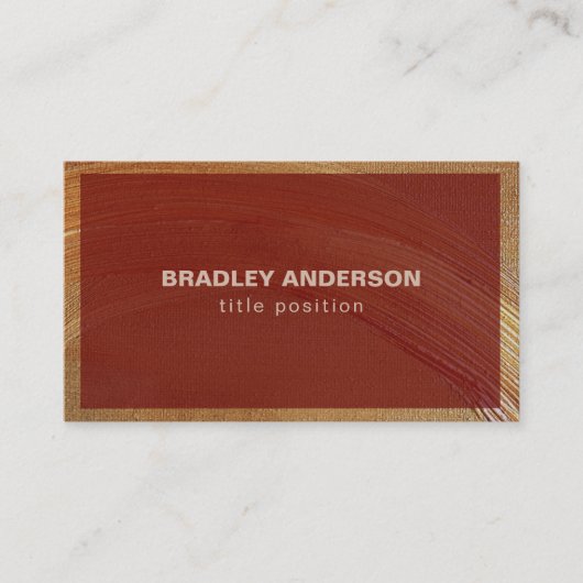 手のフレ色彩の鮮やかーム 名刺 (正面)