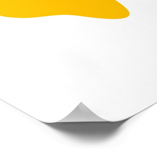 手のプリント ポスター (角)