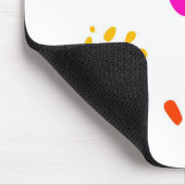 手のプリント マウスパッド (コーナー)