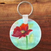 手のポピ絵を描ーキーチェーン キーホルダー (正面)