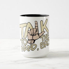 手のマグカップに話す – スタイル、色を選択 マグカップ