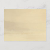 手のユニーク水絵を描色のターコイズ ポストカード (裏面)