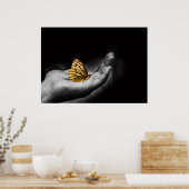 手の上の蝶 ポスター (キッチン)