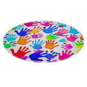 手の世界 カッティングボード (角)