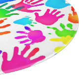 手の世界 カッティングボード (角)