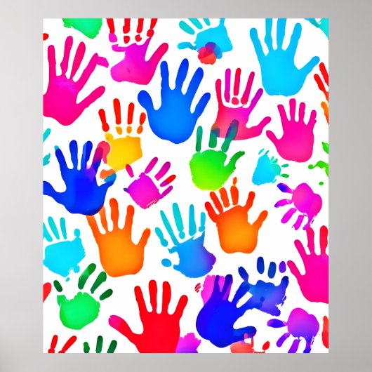 手の世界 ポスター (正面)