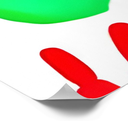 手の世界 ポスター (角)