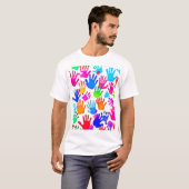 手の世界 Tシャツ (正面フル)
