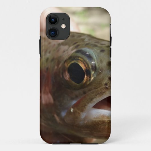 手の中のトラウト Case-Mate iPhoneケース (裏面)