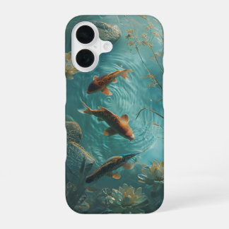 手の中の池 iPhone 16ケース