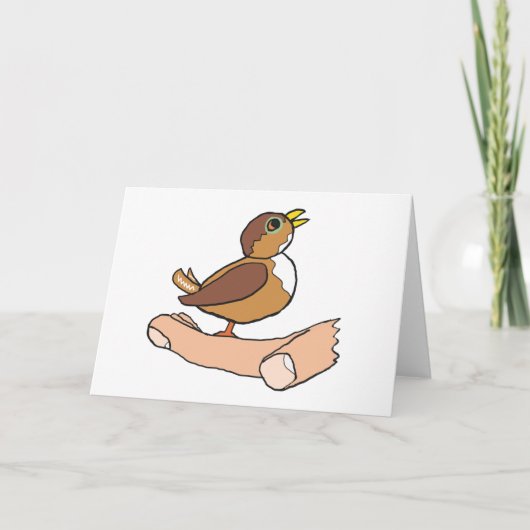 手の中の鳥 カード (正面)