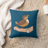 手の中の鳥 クッション (ブランケット)