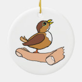手の中の鳥 セラミックオーナメント (裏面)