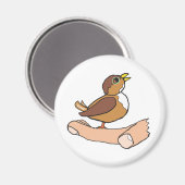 手の中の鳥 マグネット (正面/裏面)