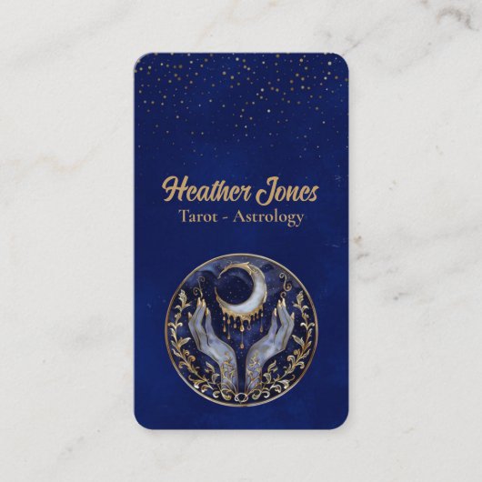 手の付いた天月 名刺 (正面)