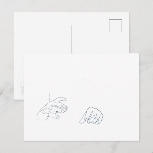手の力 ポストカード (正面/裏面)