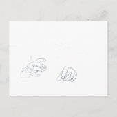 手の力 ポストカード (正面)