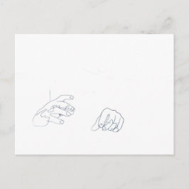 手の力 ポストカード