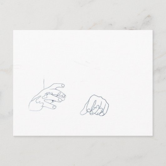 手の力 ポストカード (正面)
