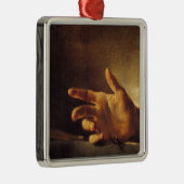 手の勉強 メタルオーナメント (右)