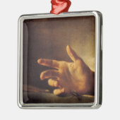 手の勉強 メタルオーナメント (左)