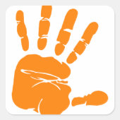 手の印象 スクエアシール (正面)