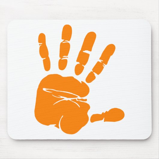 手の印象 マウスパッド (正面)