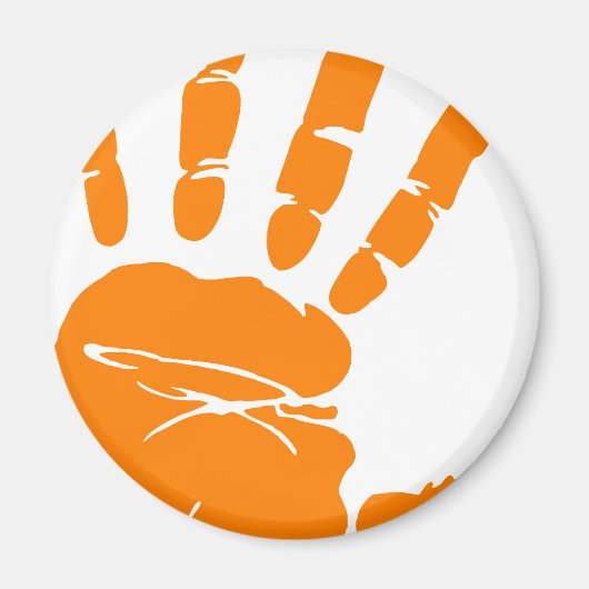 手の印象 マグネット (正面)